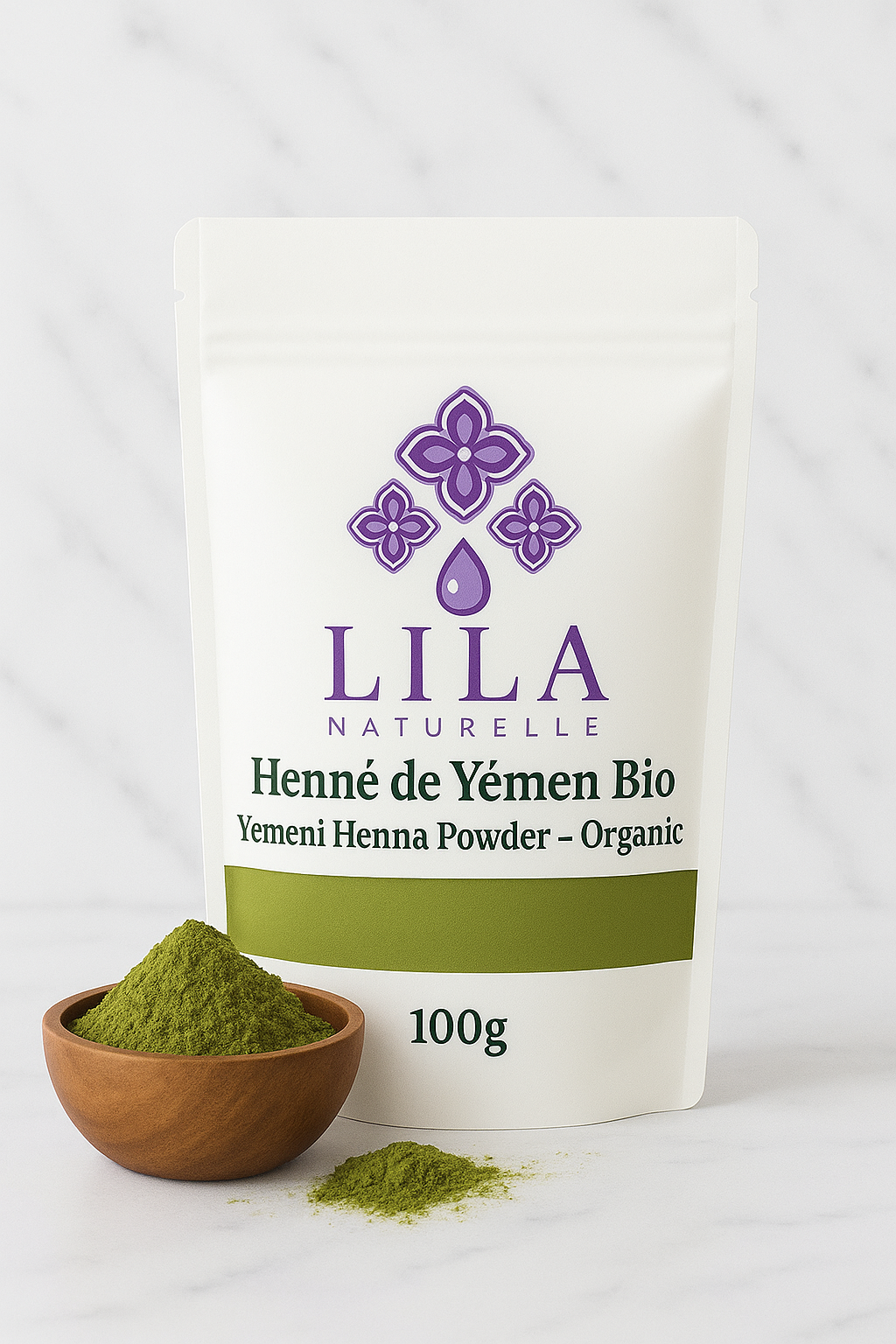 Henné de Yémen Bio-Yemeni Henna Powder (Organic)